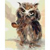 Diamondi Diamantové maľovanie - SOVA S FAJFKOU Rámovanie: vypnuté plátno na rám, Rozmer: 40x50 cm Diamondi Diamantové maľovanie - SOVA S FAJFKOU Rámovanie: vypnuté plátno na rám, Rozmer: 40x50 cm