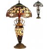 Lampa Tiffany Double Lit Prezent 1710 PESTRÁ VÁŽKA 30*56 Lampa Tiffany Double Lit Prezent 1710 PESTRÁ VÁŽKA 30*56