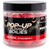 Magic wolf POP-UP Jahoda plávajúce boilies 65 g 15 mm