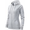 Malfini 411 Trendy Zipper, svetlosivý melír, M Malfini 411 Trendy Zipper, svetlosivý melír, M