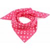 Bavlnená šatka s bodkami 70x70 cm - ružová Bavlnená šatka s bodkami 70x70 cm - ružová