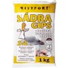 Kittfort Sádra Gips plastická 2v1 malířská sádrová stěrka + tmel 1 kg