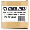 MAR-POL M79480A Odstředivá spojka 115x19 mm perodrážka 1-řemen MAR-POL M79480A Odstředivá spojka 115x19 mm perodrážka 1-řemen