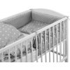 BabiM Sada do detskej postieľky 3v1 Farba: sivá-hviezdičky BabiM Sada do detskej postieľky 3v1 Farba: sivá-hviezdičky