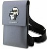 Karl Lagerfeld Handbag silver Saffiano Karl & Choupette Karl Lagerfeld Handbag silver Saffiano Karl & Choupette