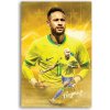 Neymar obraz na stenu | Zlaté farby | Brazília Neymar obraz na stenu | Zlaté farby | Brazília