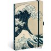 NOTIQUE Notes Katsushika Hokusai, linajkový, 13 x 21 cm NOTIQUE Notes Katsushika Hokusai, linajkový, 13 x 21 cm