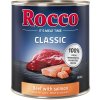 Výhodné balenie Rocco Classic 24 x 800 g - hovädzie s morským lososom Výhodné balenie Rocco Classic 24 x 800 g - hovädzie s morským lososom