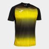 TIGER V SHORT SLEEVE T-SHIRT dres / tričko čierna žltá S TIGER V SHORT SLEEVE T-SHIRT dres / tričko čierna žltá S