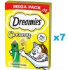 Dreamies Creamy snack so syrom a šantou 84 x 10 g Dreamies Creamy snack so syrom a šantou 84 x 10 g