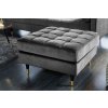 LuxD Dizajnová taburetka Adan 80 cm sivý zamat LuxD Dizajnová taburetka Adan 80 cm sivý zamat
