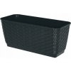 Kvetináč plast čierny Prosperplast 50 cm x 17,2 x 17,4 cm Kvetináč plast čierny Prosperplast 50 cm x 17,2 x 17,4 cm