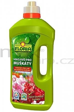 Floria pro muškáty a jiné balkonové květiny 1 litr