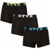 3PACK pánske boxerky Styx športová guma viacfarebné (G9606162) S 3PACK pánske boxerky Styx športová guma viacfarebné (G9606162) S