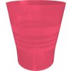Plastkon kvetináč Orchid 15 cm transparentní červený