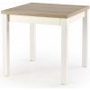 Halmar Rozkladací jedálenský stôl GRACJAN 80(160)x80 dub sonoma/biely Halmar Rozkladací jedálenský stôl GRACJAN 80(160)x80 dub sonoma/biely