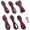 CableMod PRE ModMesh Kábel Extension Kit - carbon-červená CM-PCAB-BKIT-NKCR-3PK-R CableMod PRE ModMesh Kábel Extension Kit - carbon-červená CM-PCAB-BKIT-NKCR-3PK-R