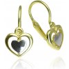 GOLDIE Zlaté náušnice Srdiečka KEA201.ZOB GOLDIE Zlaté náušnice Srdiečka KEA201.ZOB