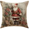 Vianočná obliečka na vankúš 45 × 45 cm, Santa Claus Vianočná obliečka na vankúš 45 × 45 cm, Santa Claus