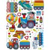 AG Design Dekoračné samolepky pre deti Dopravné prostriedky K1046 AG Design Dekoračné samolepky pre deti Dopravné prostriedky K1046