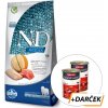 N&D Ocean Grain Free Adult Giant Maxi, Salmon, Cod & Cantaloupe melon 12 kg