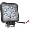 Pracovná lampa 9LED 27W, štvorcová FLOOD OFF ROAD. Pracovná lampa 9LED 27W, štvorcová FLOOD OFF ROAD.