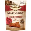 CARNILOVE MEAT JERKY Chicken with Wild Boar - dog snack - 100 g CARNILOVE MEAT JERKY Chicken with Wild Boar - dog snack - 100 g