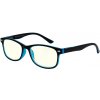 GLASSA Blue Light Blocking Glasses PCG 030, +0,00 dio, čierno-modré GLASSA Blue Light Blocking Glasses PCG 030, +0,00 dio, čierno-modré