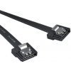 Kabel AKASA Super slim SATA3 datový kabel k HDD,SSD a optickým mechanikám, černý, 30cm Kabel AKASA Super slim SATA3 datový kabel k HDD,SSD a optickým mechanikám, černý, 30cm