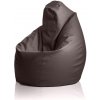 SakyPaky Hruška talianska eko koža sedací vak tmavo hnedá SakyPaky Hruška talianska eko koža sedací vak tmavo hnedá