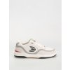 Cariuma UBA PRO Smoke White Suede Off White Mesh Black Logo Red