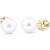 Náušnice zo žltého zlata s perlami Z3006z Náušnice zo žltého zlata s perlami Z3006z