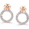 Cutie Jewellery Úžasné náušnice z ružového zlata Z60240-30-10-X-4 Cutie Jewellery Úžasné náušnice z ružového zlata Z60240-30-10-X-4