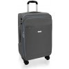 AVANCEA Textilný cestovný kufor GP7172 4W šedý M 70x44x27 cm AVANCEA Textilný cestovný kufor GP7172 4W šedý M 70x44x27 cm