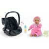 Set vajíčko s bábikou Bébé Baby Doll Carrier Cybex Priam 2in1 Black Corolle a fľaška na kŕmenie so zvukom Set vajíčko s bábikou Bébé Baby Doll Carrier Cybex Priam 2in1 Black Corolle a fľaška na kŕmenie so zvukom
