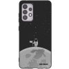 Picasee silikónový čierny obal pre Samsung Galaxy A52s 5G A528B - Astronaut Picasee silikónový čierny obal pre Samsung Galaxy A52s 5G A528B - Astronaut