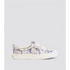OCA Low White Spectrum Blue Parrot Print Canvas Sneaker OCA Low White Spectrum Blue Parrot Print Canvas Sneaker
