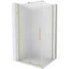 Mexen Velar, sprchový kút s posuvnými dverami 120 x 70 cm, 8mm sklo námraza, zlatá matná, 871-120-070-31-55 Mexen Velar, sprchový kút s posuvnými dverami 120 x 70 cm, 8mm sklo námraza, zlatá matná, 871-120-070-31-55