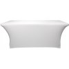 ShopJK JAKS Návlek na cateringový stôl 180 x 75 cm biely biely ShopJK JAKS Návlek na cateringový stôl 180 x 75 cm biely biely