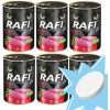 RAFI Cat Adult z cielęciną 6x400g + Veko na 400g plechovku ZADARMO! RAFI Cat Adult z cielęciną 6x400g + Veko na 400g plechovku ZADARMO!