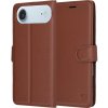 Techsuit - Leather Folio puzdro na iPhone 17 Air - hnedé