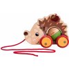 Drevené autíčko ježko so zvukom Pull Back Hedgehog Eichhorn so šnúrkou na ťahanie 16 cm od 12 mes Drevené autíčko ježko so zvukom Pull Back Hedgehog Eichhorn so šnúrkou na ťahanie 16 cm od 12 mes