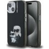 Karl Lagerfeld IML Aquarelle Karl and Choupette Zadní Kryt pro iPhone 15 Black Karl Lagerfeld IML Aquarelle Karl and Choupette Zadní Kryt pro iPhone 15 Black