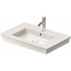 DURAVIT WHITE TULIP nábytkové umývadlo 75 x 49 cm s prepadom a ventilom s keramickou krytkou, biele 2363750000 DURAVIT WHITE TULIP nábytkové umývadlo 75 x 49 cm s prepadom a ventilom s keramickou krytkou, biele 2363750000