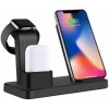 AppleKing 3v1 bezdrôtová stolná nabíjačka pre iPhone / Apple Watch / AirPods - čierna - možnosť vrátiť tovar ZADARMO do 30tich dní AppleKing 3v1 bezdrôtová stolná nabíjačka pre iPhone / Apple Watch / AirPods - čierna - možnosť vrátiť tovar ZADARMO do 30tich dní
