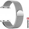 SWISSTEN MESH BAND FOR APPLE WATCH 42 / 44 / 45 / 49 mm SILVER 46000212 SWISSTEN MESH BAND FOR APPLE WATCH 42 / 44 / 45 / 49 mm SILVER 46000212