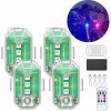 4x Bezdrôtové VÝSTRAŽNÉ STROBOSKOPICKÉ LAMPY LED s Diaľkovým Ovládaním 4x Bezdrôtové VÝSTRAŽNÉ STROBOSKOPICKÉ LAMPY LED s Diaľkovým Ovládaním