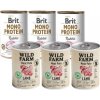 BRIT MONO PROTEIN RABBIT 3x400g & WILD FARM Pate Lamb 3x400g bezlepkové krmivo pre psov BRIT MONO PROTEIN RABBIT 3x400g & WILD FARM Pate Lamb 3x400g bezlepkové krmivo pre psov