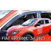 Deflektory Heko Fiat 600/600E 5D od 2023 (+zadné) Deflektory Heko Fiat 600/600E 5D od 2023 (+zadné)