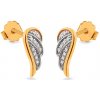 iZlato Forever Zlaté briliantové napichovacie náušnice 0.100 ct Anjelské krídla BSBR058N iZlato Forever Zlaté briliantové napichovacie náušnice 0.100 ct Anjelské krídla BSBR058N